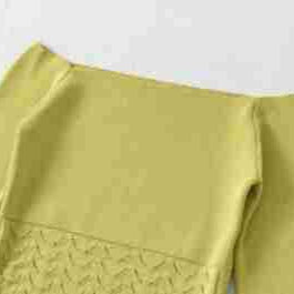 Women's Two-Piece Knit Set with off-the-shoulder Neckline and Bodycon Pencil Skirt EVA-US
