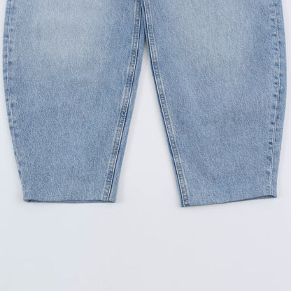 Women High-Waisted Relaxed Jeans with Tapered Leg EVA-US