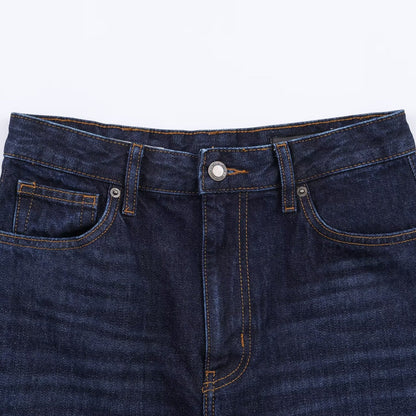 Women High-Waist Balloon Jeans with wide thigh and tapered hem EVA-US