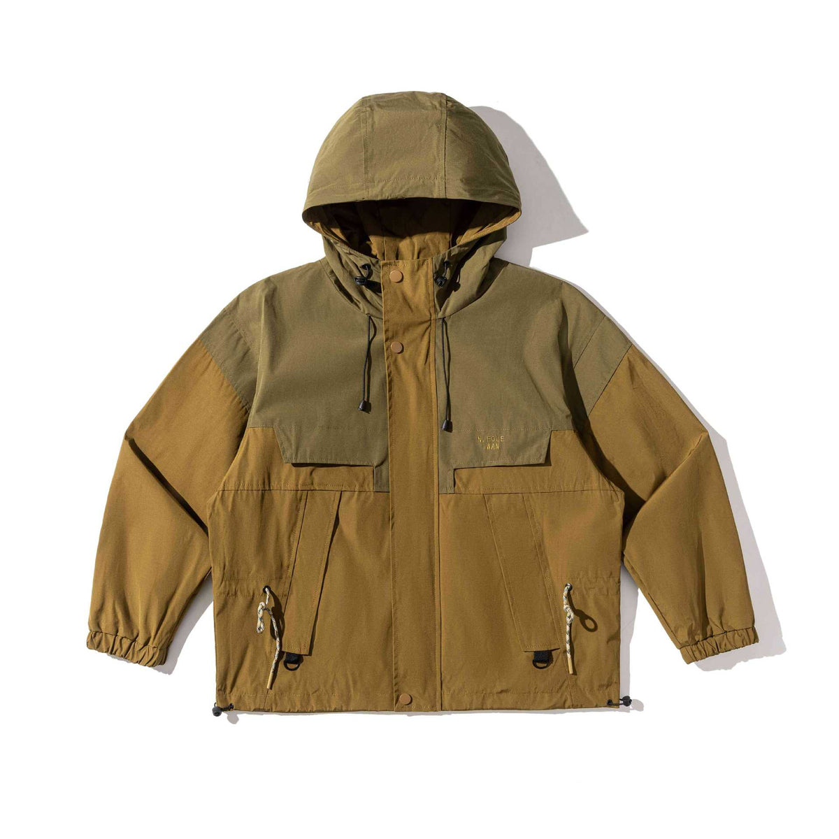 Unisex Functional Field Parka with Hood, Drawstring and Utility Pockets EVA-US