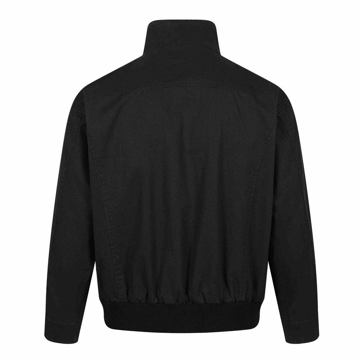 Men's Short Utility Bomber with High Stand Collar, Flap Pockets and Ribbed Cuffs EVA-US