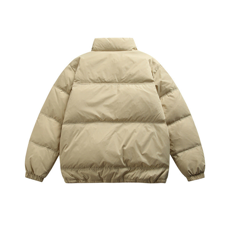 Unisex Boxy-padded thermal jacket with drawstring hem and stand-up collar EVA-US
