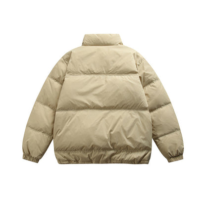 Unisex Boxy-padded thermal jacket with drawstring hem and stand-up collar EVA-US