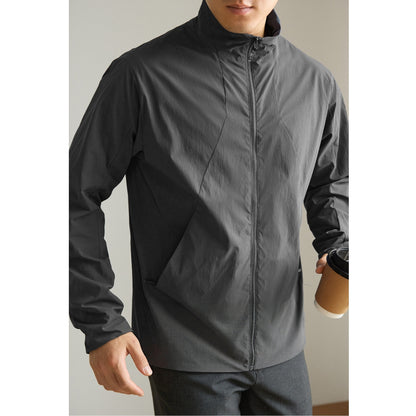 Men's Padded Short Parka with Hood windproof water-repellent and multifunctional pockets EVA-US