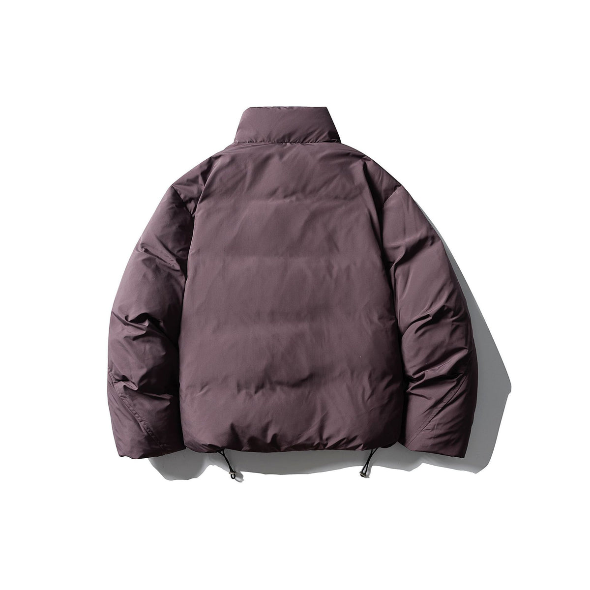 Men's Short Boxy Insulation Jacket with High Standing Collar and Large Flap Pockets EVA-US