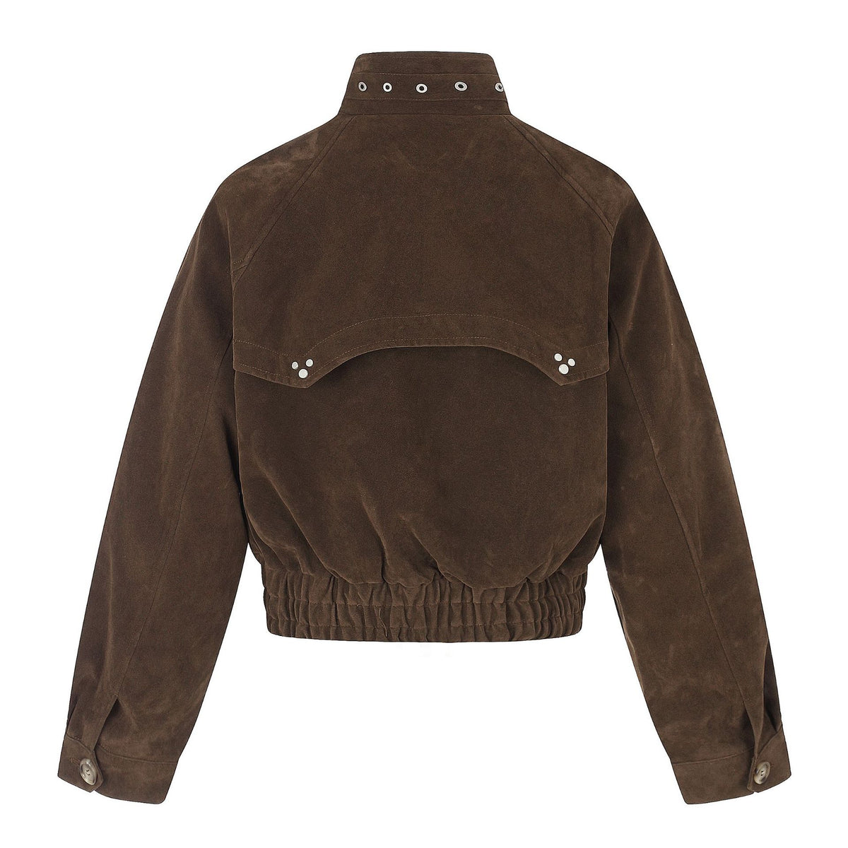 Men's Suede Bomber Jacket in Pilot Style EVA-US