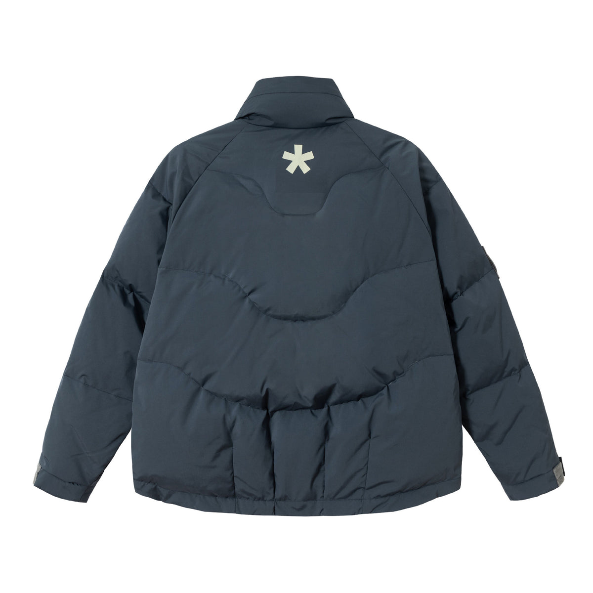 Men's short padded winter jacket with a high stand-up collar EVA-US