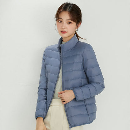 Women's Ultra-light Quilted Hooded Jacket with Ultra-flat Thermal Wadding EVA-US