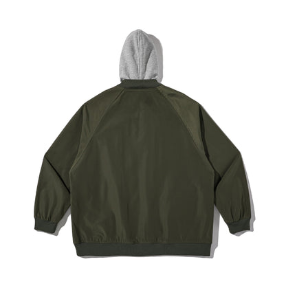 Men's transitional bomber-style parka with integrated sweat hood EVA-US