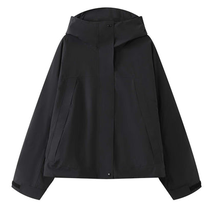 Women Padded Oversize Parka with Hood and Technical Weather Protection EVA-US