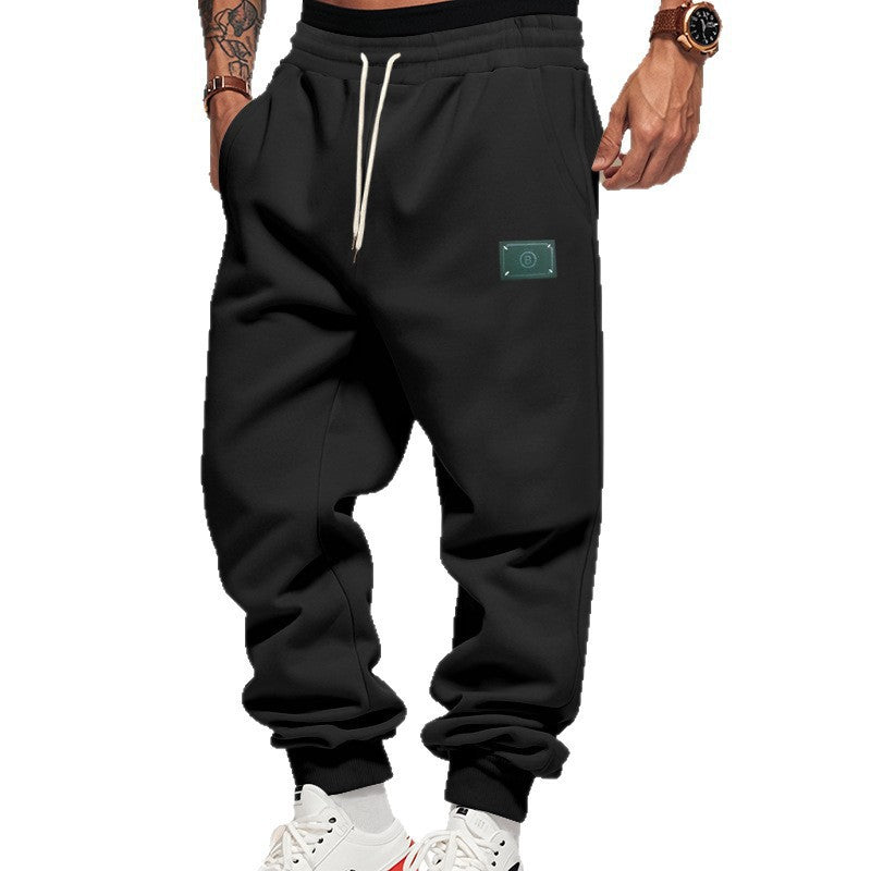 Men's comfortable jogging pants with adjustable waistband and practical side pockets EVA-US