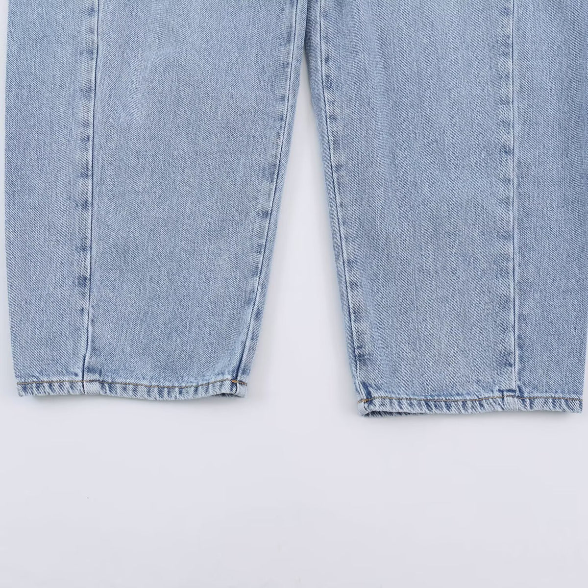 Women's high-waisted wide jeans with straight leg and cropped length EVA-US