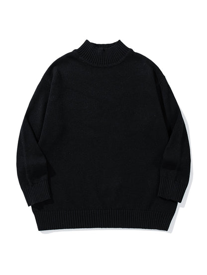 Unisex Oversize-Troyer-Pullover with short stand-up collar and wide ribbed cuffs EVA-US