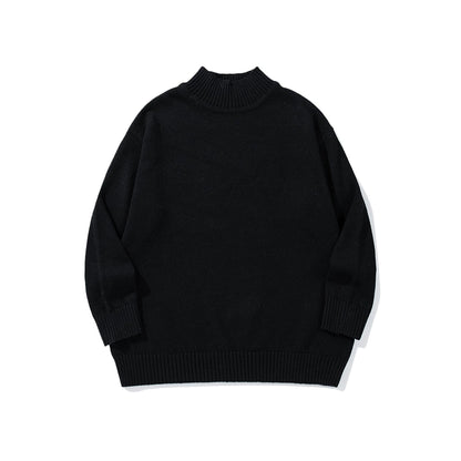 Unisex Oversize-Troyer-Pullover with short stand-up collar and wide ribbed cuffs EVA-US