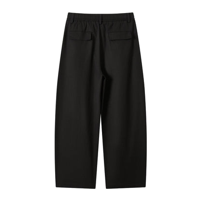 Women's wide culotte pants with elastic waistband and drawstring EVA-US