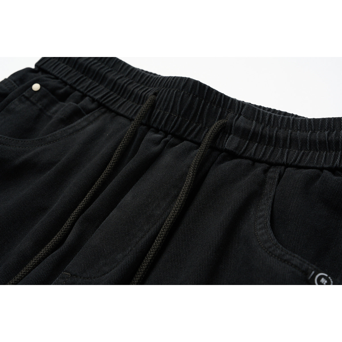 Ladies wide relaxed pants with elastic waistband, drawstring and side pockets EVA-US