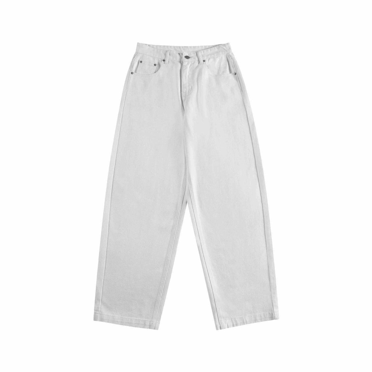 Women High-Waist Cropped Jeans with Wide Leg and Five-Pocket Details EVA-US