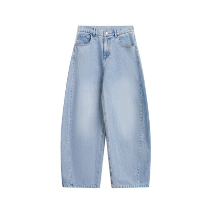 Women’s culotte jeans with wide leg, high waist, and front seam detail EVA-US