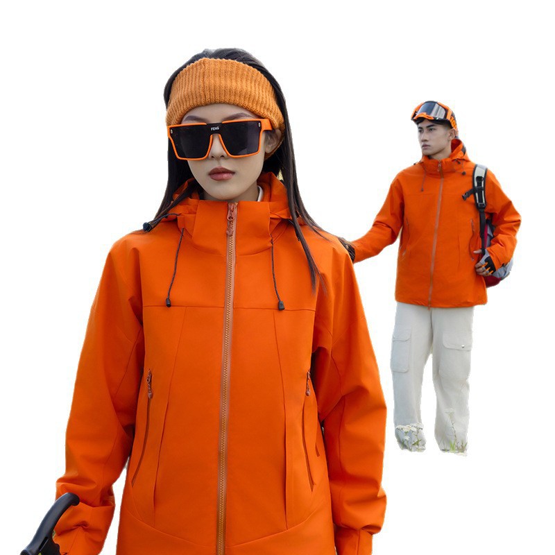 Women's Weatherproof Urban Trekking Jacket with Thermal Fleece Lining and Welded Zippers EVA-US
