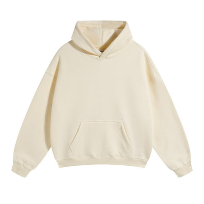 Unisex loose-fitting hoodie made of organic cotton with kangaroo pocket EVA-US