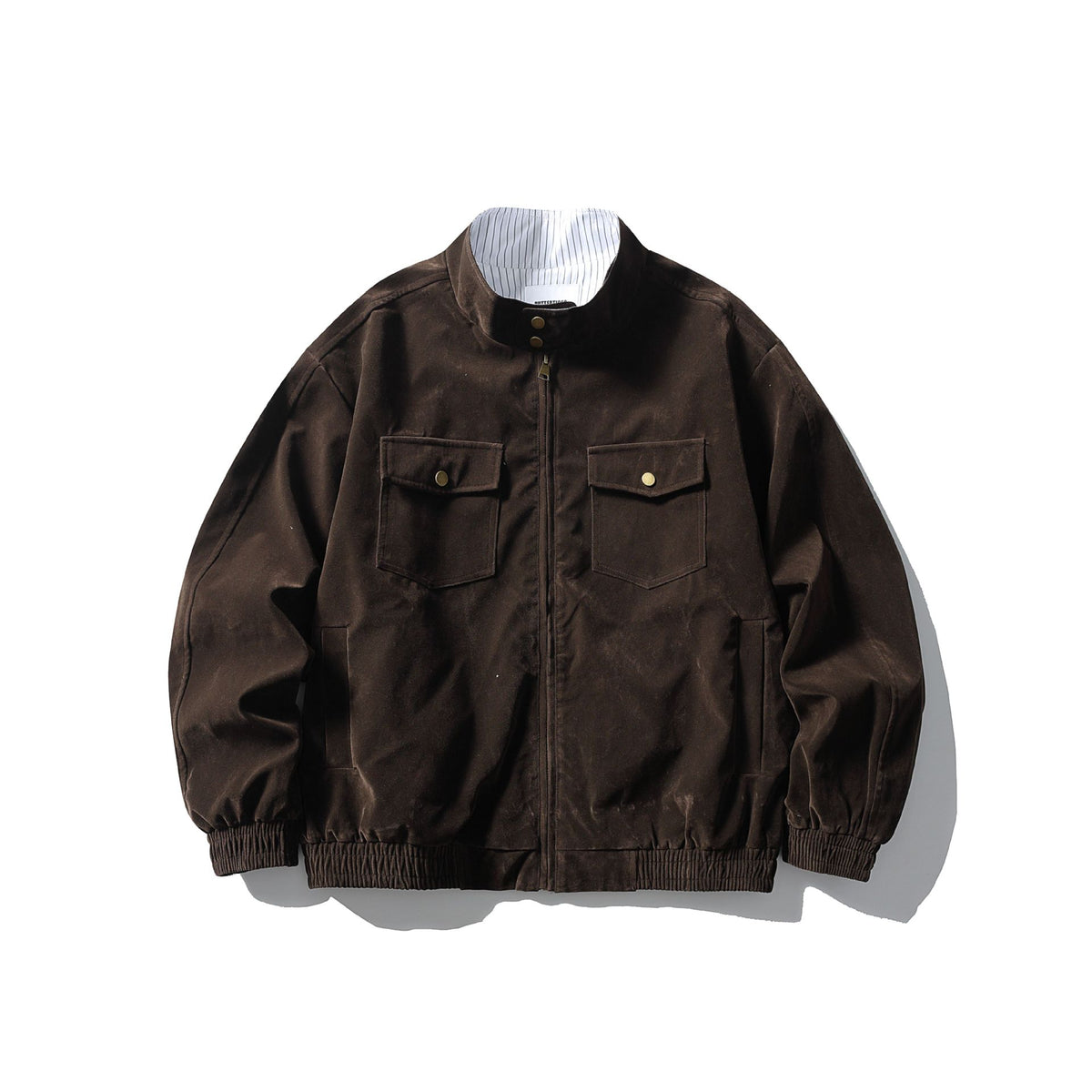 Men's Boxy Field Blouson made of sturdy canvas with high stand-up collar EVA-US