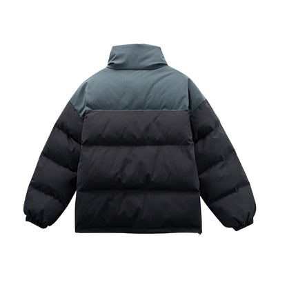 Unisex Padded Puffer Jacket with Embroidered Patch Applications EVA-US