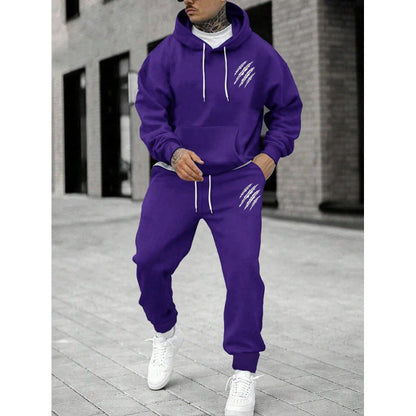 Men's tracksuit with modern graphic design and practical pockets EVA-US