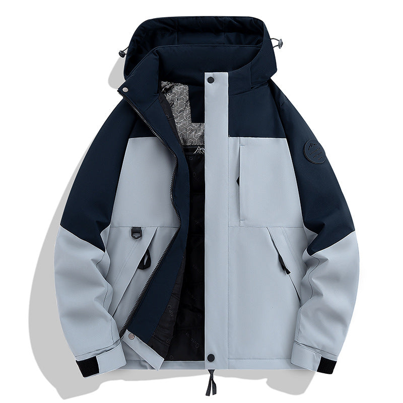 Men's Waterproof and Breathable Softshell Outdoor Jacket EVA-US