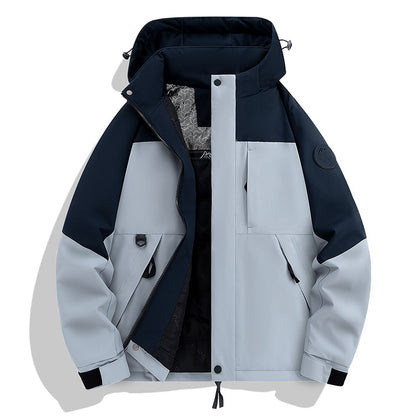 Men's Waterproof and Breathable Softshell Outdoor Jacket EVA-US