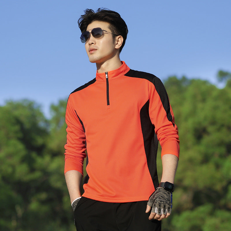 Women's Sports Long Sleeve with Half Zip and Breathable Inserts EVA-US