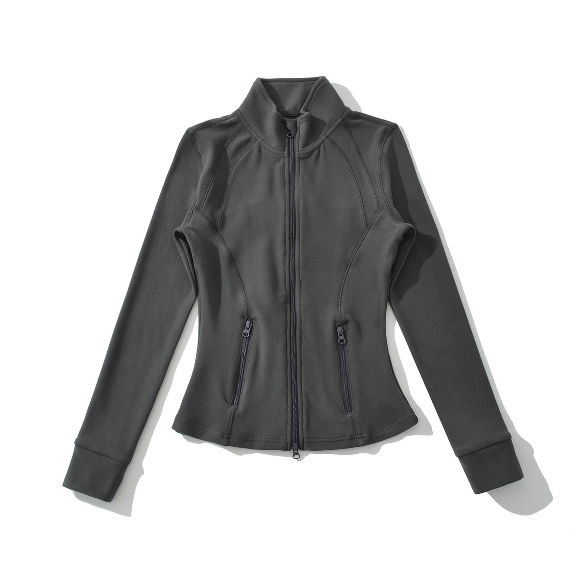 Women's Tailored Functional Fleece Jacket with Stand-up Collar and Shaping Seams EVA-US