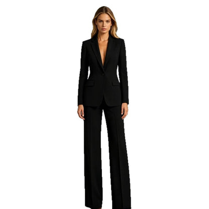 Ladies Elegant Suit with Wide Leg