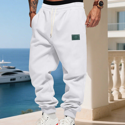 Men's comfortable jogging pants with adjustable waistband and practical side pockets EVA-US