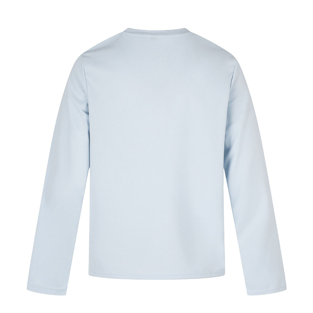 Women's Long Sleeve Round Neck Shirt with Decorative Print EVA-US