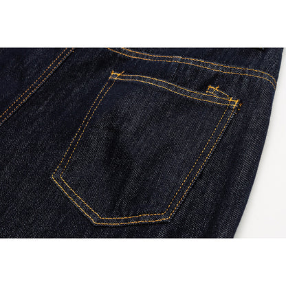 Women's Wide High-Waist Jeans with Balloon Silhouette and Side Decorative Buttons EVA-US