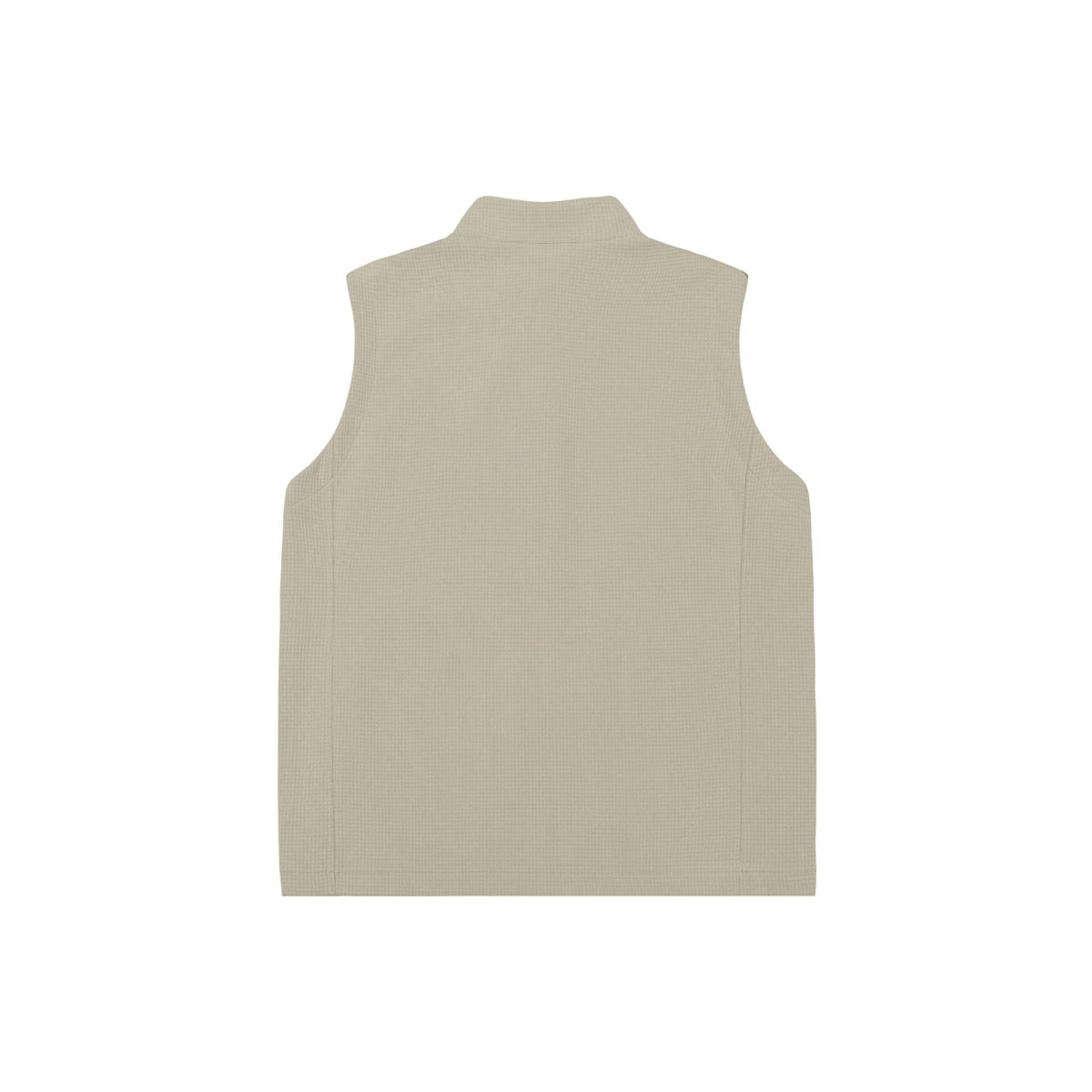 Women Sleeveless Knit Vest with Stand-Up Collar and Full-Length Zipper EVA-US