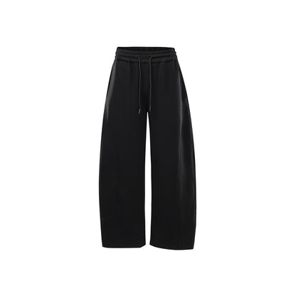 Women's Wide Sweatpants with High Waist, Drawstring and Side Pockets EVA-US