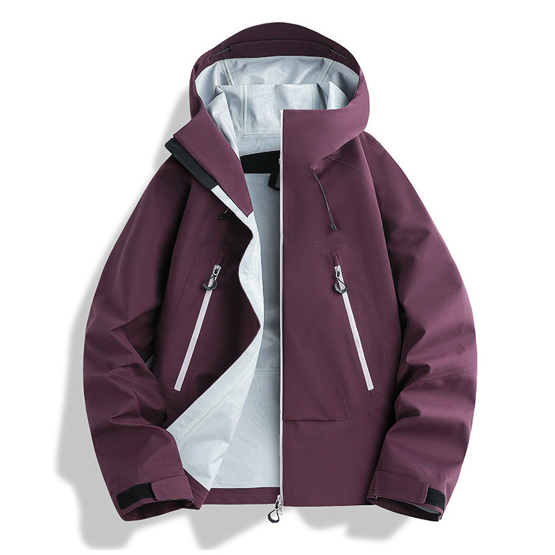 Men's waterproof softshell jacket with removable quilted inner jacket EVA-US