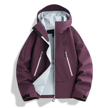 Men's waterproof softshell jacket with removable quilted inner jacket EVA-US