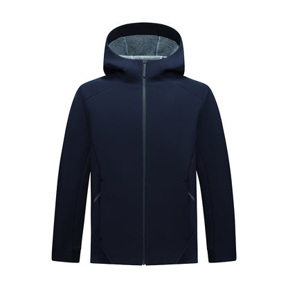 Women's Tailored Softshell Jacket with Hood and Fleece Lining EVA-US
