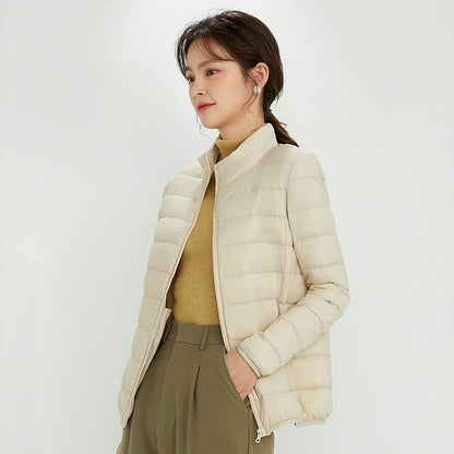Women's Ultra-light Quilted Hooded Jacket with Ultra-flat Thermal Wadding EVA-US