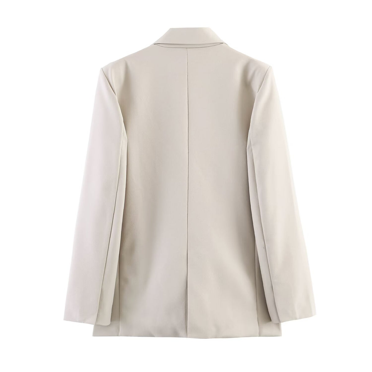 Women's Tailored Blazer with Soft Lapels and Welt Pockets EVA-US