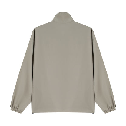 Unisex Loose-fitting functional jacket with double zipper, high stand-up collar, and accessory set EVA-US