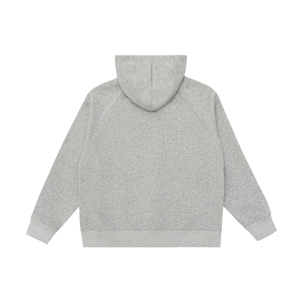 Unisex Oversize Zipper Hoodie with Raglan Seams and Rib Cuffs EVA-US