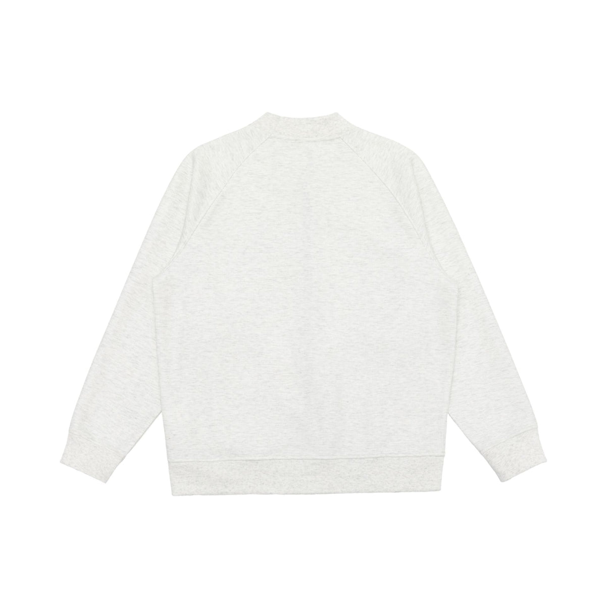 Unisex bomber-style sweat jacket with full zip, raglan sleeves, and contrast trim EVA-US