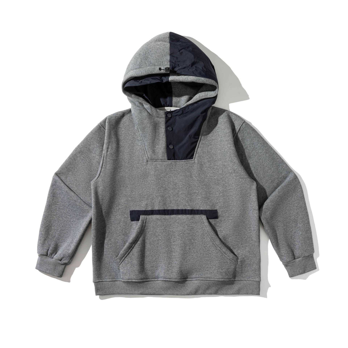 Unisex Oversize Hoodie with technical front panel and kangaroo pocket EVA-US
