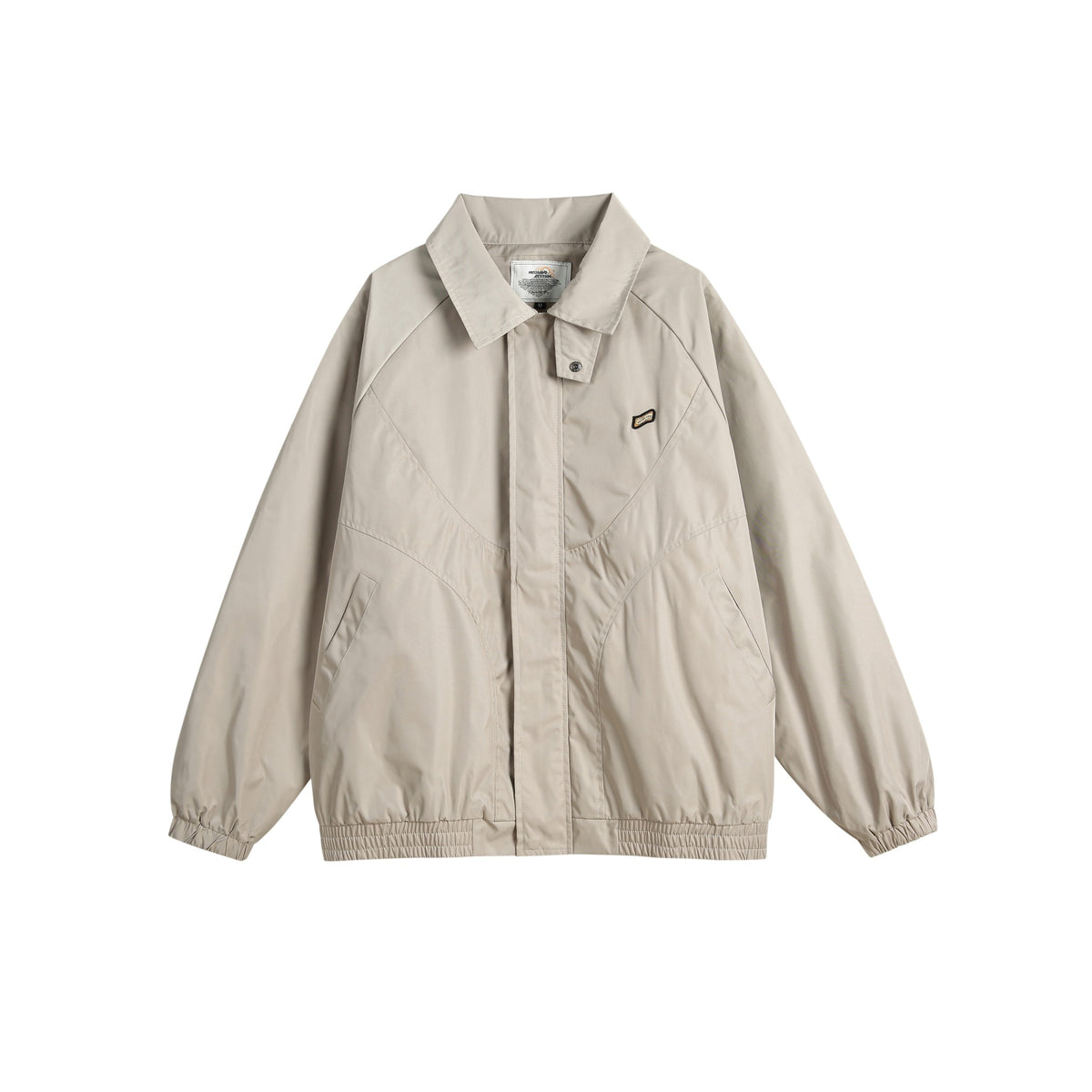Unisex Boxy Transitional Blouson with Stand Collar and Elastic Hem EVA-US