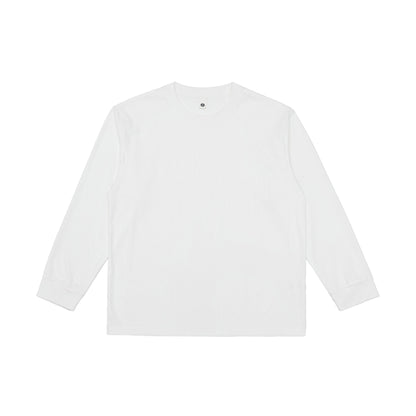 Unisex Premium-Long Sleeve Shirt made of textured jersey with reinforced round neckline EVA-US