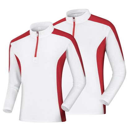 Women's Sports Long Sleeve with Half Zip and Breathable Inserts EVA-US