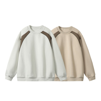 Unisex Oversize Sweatshirt with Contrast Shoulder Panels EVA-US